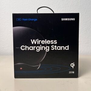 Samsung Black Qi Standard Wireless Charging Stand Dock Fast Charge